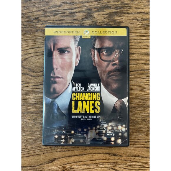 Changing Lanes DVD 2002 Widescreen Drama Ben Affleck Samuel L Jackson Pre-Owned - Picture 1 of 4